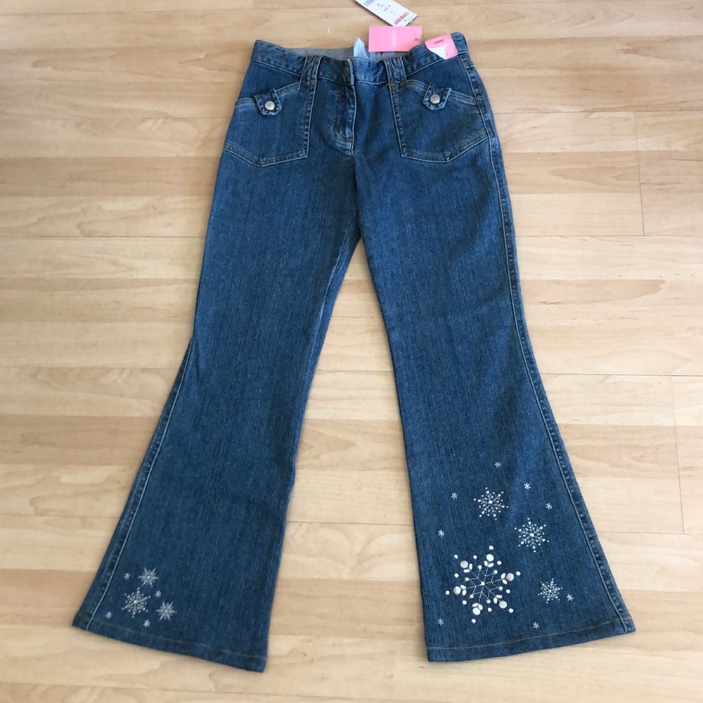 New Gymboree Size 10 blue jeans adjustable NWT